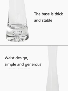 1 pièce Vase à fleurs mini artistique à bouche plate en verre transparent de style européen minimaliste, convient pour la décoration d'étagère moderne de la maison, mariage, vase en céramique givré élégant, décoration de la maison, vase, centre de table, décoration de table, décoration de la pièce, vase en verre