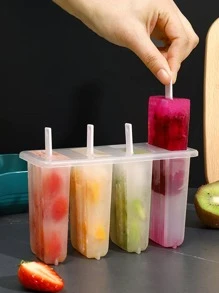 1入組冰棒極簡白色冰棒模具 - 白色 - 查看 6