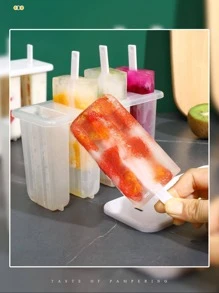 1入組冰棒極簡白色冰棒模具 - 白色 - 查看 11