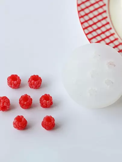 1 件覆盆子设计 DIY 硅胶模具