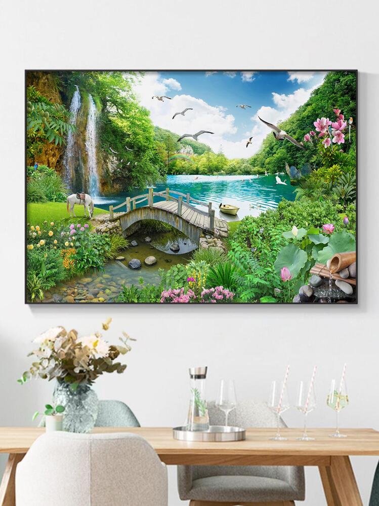 絵画/額縁風景 風景画 額縁有 絵画 世界の名画シリーズ フレーム 額縁付 佐伯 祐三