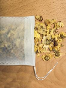 Bolsitas de té de tela no tejida blanca en múltiples tamaños, 100 piezas/200 piezas Vuelta al colegio - Blanco - Ver 2