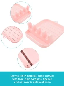 1 szt. Wielofunkcyjny stojak do przechowywania pokrywek garnków - Różowy - Zobacz 4