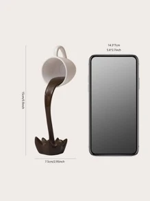 咖啡倒懸杯藝術裝飾 - 彩色 - 查看 5