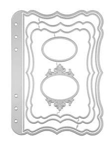 1入組幾何形狀切割模具 - 銀色 - 查看 1