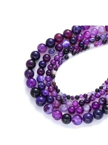 1股休閒釘珠DIY首飾配件適合女士DIY首飾製作 - 紫色 - 查看 3