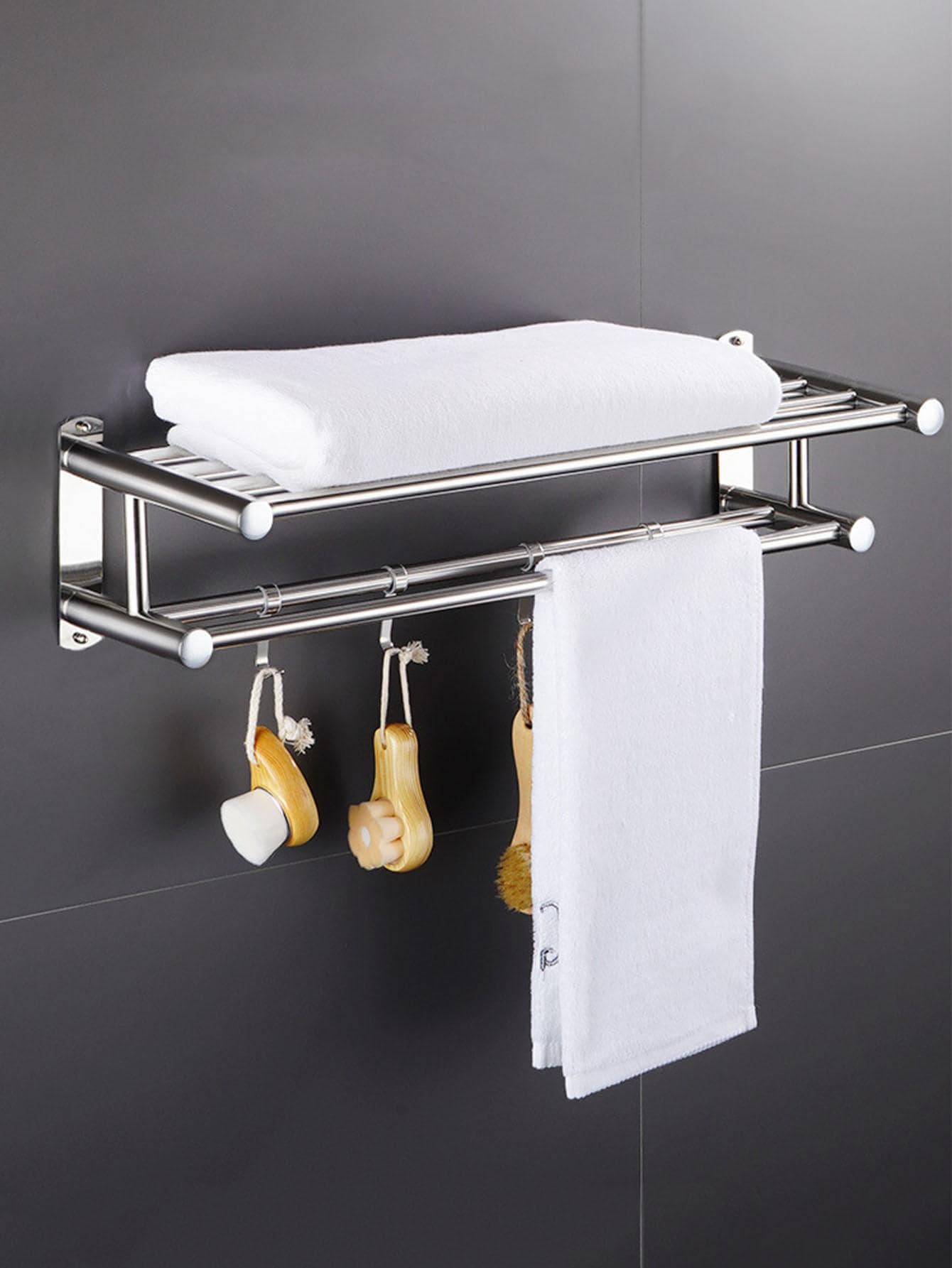 1 Stück Handtuchhalter mit Edelstahl