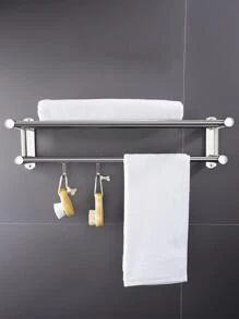 1 Stück Handtuchhalter mit Edelstahl