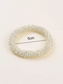 Pulseras de Cuentas - Blanco - Ver 3