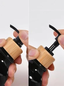 2pcs 500ml Letter Graphic Lotion Dispenser - Black - View 4