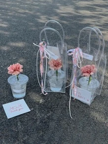 2 túi quà trong suốt - Trong sáng - Xem 2