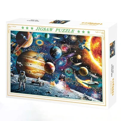 1000入組太空圖案七巧板