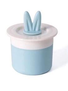 Niños 1 pieza Dispensador de jabón con dibujos animados con diseño de oreja - azul real - Ver 1