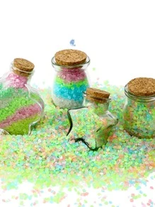 1000pcs Glow In The Dark Decorative Pebble - Multicolor - View 2