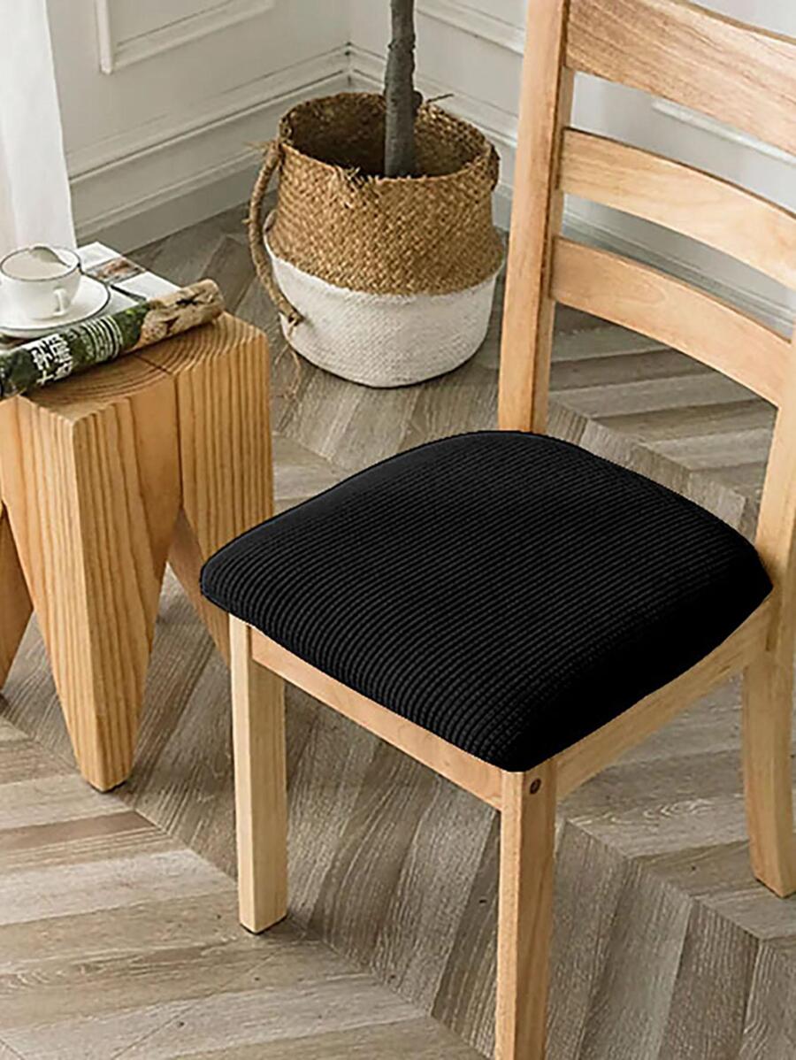 1 Màu Đen Đệm Ghế, Polyester Hiện Đại Miếng Lót Ghế Cho Gia Đình, Tất Cả Các Mùa - màu đen - Xem 1