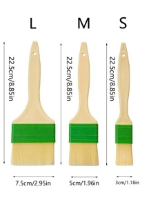 1pc Wooden Handle Baking Brush