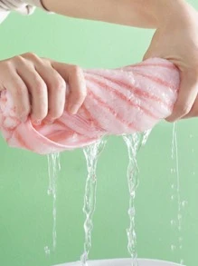 1 khăn tắm họa tiết sọc, khăn tắm sợi nhỏ hiện đại cho gia đình - Bụi tím - Xem 9