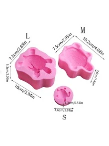 1 Khuôn Silicon, Thiết Kế Con Rùa Ngộ Nghĩnh Tự Làm Khuôn Silicon Cho DIY - Hồng - Xem 6