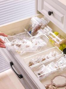 1pc Clear Jewelry Storage Box Valentine Day Back To School - Clear - View 1