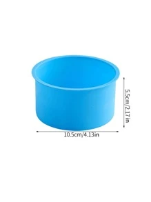 1pc Plain DIY Silicone Mold, Simple Blue Design Silicone Mold For DIY - Blue - View 6