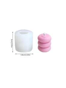 Khuôn silicon tự làm hình học 1pc - trắng - Xem 6