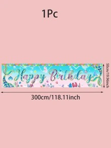 1 pezzo Striscione motivo scozzese decorativo moderno poliestere decorativo per festa