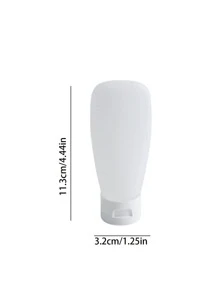 1pc PE Lotion Dispenser, Minimalist Plain Lotion Dispenser For Home - White - View 4