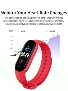 Relojes Inteligentes Luminoso Deportivo - Rojo - Ver 4