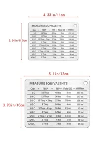 1入組不銹鋼測量當量磁鐵 - 銀色 - 查看 2