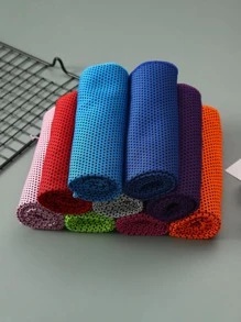 1pc Quick-drying Sport Towel - Dark Grey - View 4