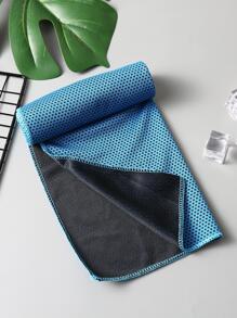 1pc Quick-drying Sport Towel - Dark Grey - View 5