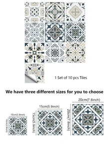 10 piezas Pegatina de cocina con estampado de dibujo - Multicolor - Ver 6
