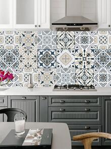 10 piezas Pegatina de cocina con estampado de dibujo - Multicolor - Ver 5