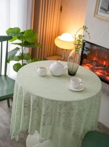 Khăn trải bàn - màu xanh lá - Xem 3