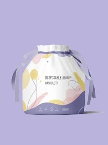 35入組/1包一次性洗臉巾白色纖維一次性擦手巾 - 白色 - 查看 1