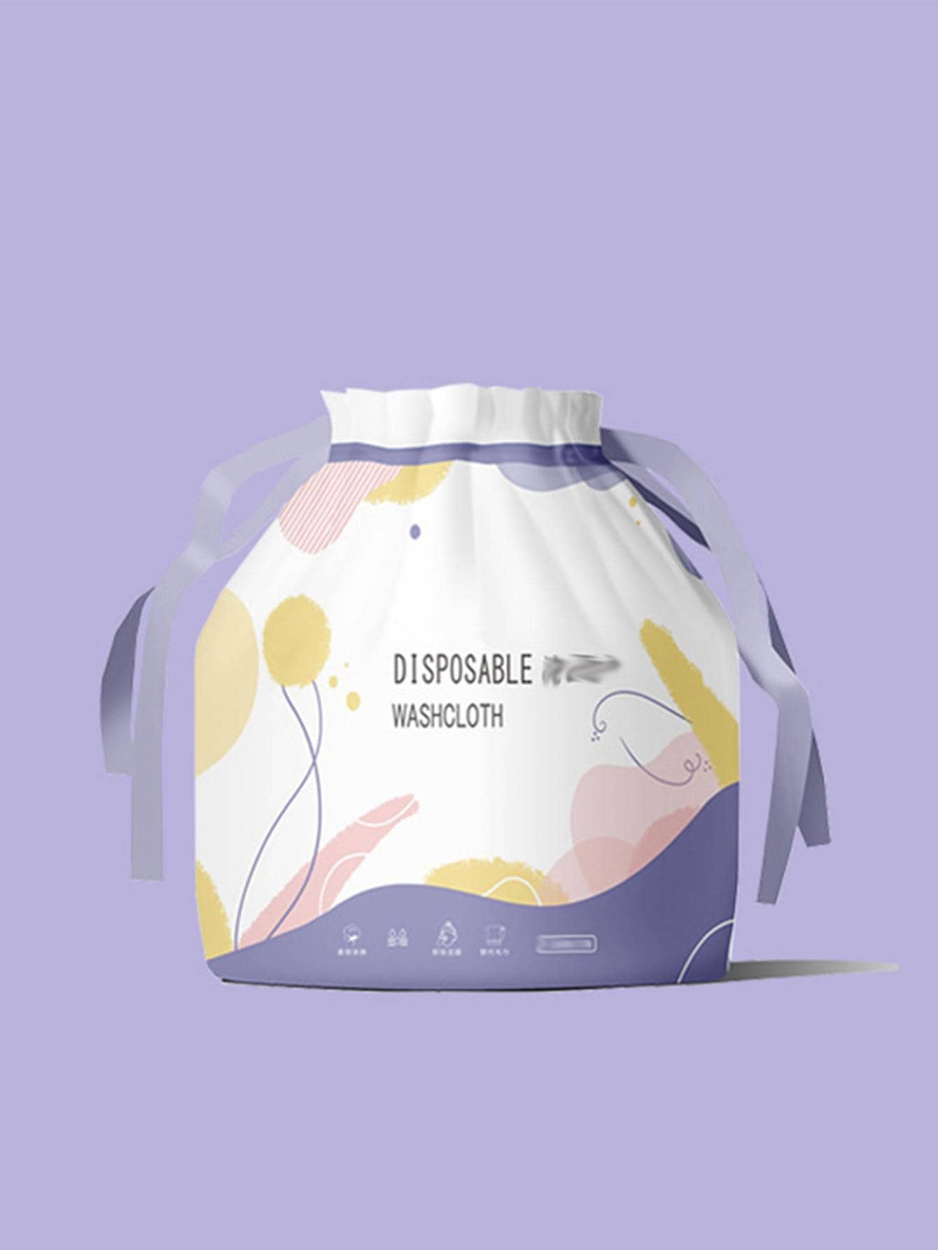 35入組/1包一次性洗臉巾白色纖維一次性擦手巾 - 白色 - 查看 1