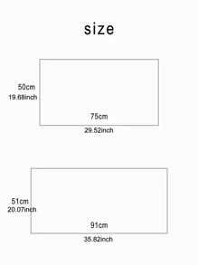 1pair Quilted Pillowcase Without Filler - Grey - View 5