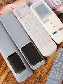 1个硅胶保护套，透明遥控器保护套，适用于电视空调遥控器，防尘保护套，可用于学校、办公室、家庭、旅行、包袋、收纳、厨房装饰、家居用品、母亲节礼物、卧室装饰、花园、夏季、海滩、旅行必备、房间装饰、软萌、毕业季 - 無色 - 查看 2