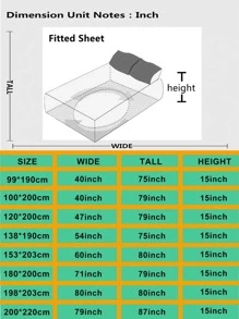 Ruffle Decor Bed Skirt - Lilac Purple - View 6