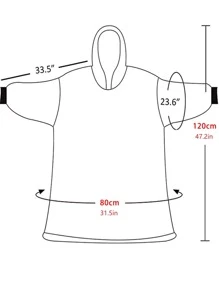 1入組可穿戴蓋毯 - 灰色 - 查看 5