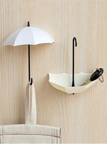 3入組傘形牆面掛鉤 - 彩色 - 查看 4