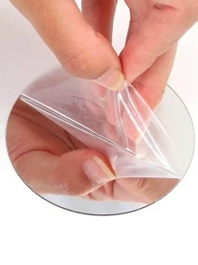 Juego de 12 piezas de pegatinas decorativas de espejo acrílico con diseño LOVE, autoadhesivas y removibles para decorar la pared, manualidades DIY románticas para el hogar (Plata) Decoración de pared con espejo, decoración de habitación, decoración de baño, decoración de sala de estar - Plateado - Ver 4