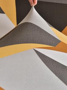 1入組幾何圖案彈力椅套現代撞色家用餐廳椅套 - 彩色 - 查看 7