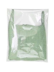 100 个/10 个可重新密封的透明 9 X 12 英寸厚 OPP 塑料袋，非常适合装衣服、衬衫、裤子、食物、传单 - 無色 - 查看 5