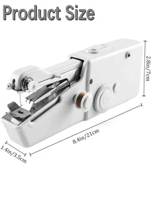 1set Manual Sewing Machine - White - View 1
