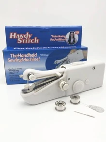 1set Manual Sewing Machine - White - View 5