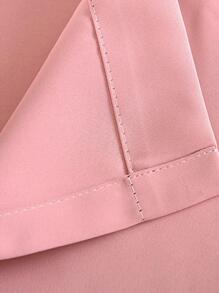 Solid Color Single Panel Door Curtain, Pink Polyester Partition Curtain, For Locker Room - Pink - View 5