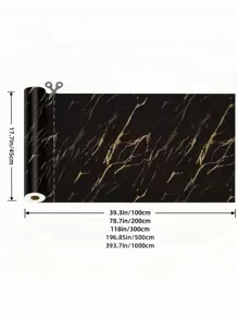 1 miếng dán tường họa tiết đá cẩm thạch cho nhà bếp, giấy dán tường PVC đen tự dính, dùng cho gia đình, nhãn dán, decal dán tường, decal vinyl trang trí nhà cửa, vật dụng trang trí mùa xuân làm mới ngôi nhà của bạn, nhãn dán trang trí lễ hội quà tặng sinh nhật tốt nghiệp - màu đen - Xem 4