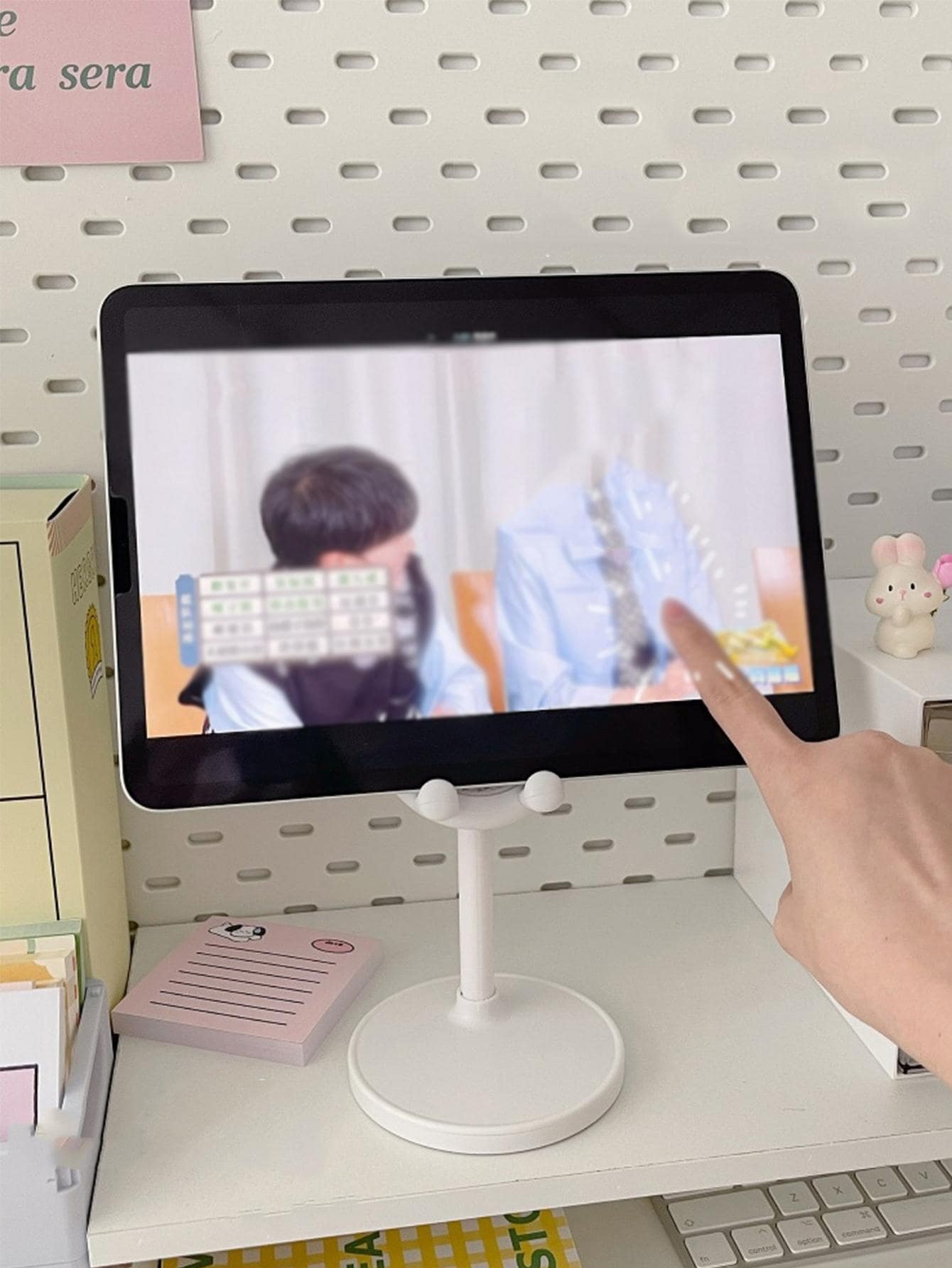 1 szt. Regulowany uchwyt na telefon stacjonarny w stylu królika