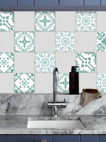 5 miếng dán nhà bếp in hình học - Nhiều màu - Xem 8